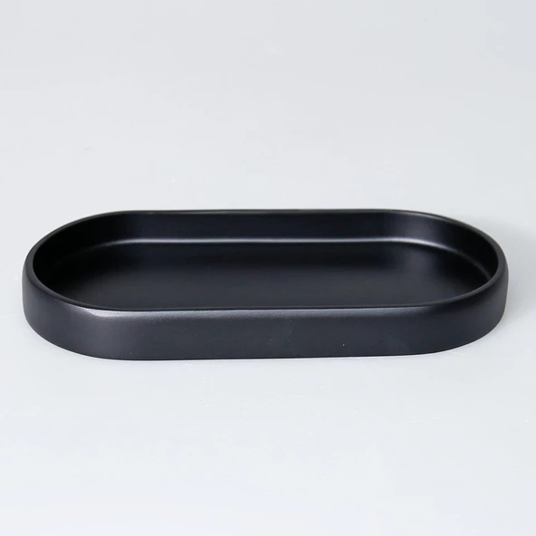 Selim Dekor Grooved Banyo Seti Siyah - 7
