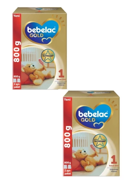 Bebelac Gold 1 Numara 800 gr x 2 Adet Avantaj Paketi-KOFRE