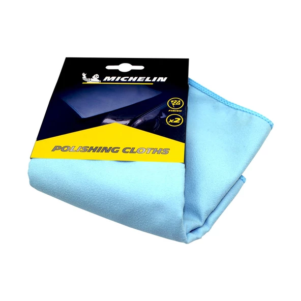 Michelin MC32484 32X32cm Mikrofiber Cilalama, Parlatma Bezi, 2 Adet - 3