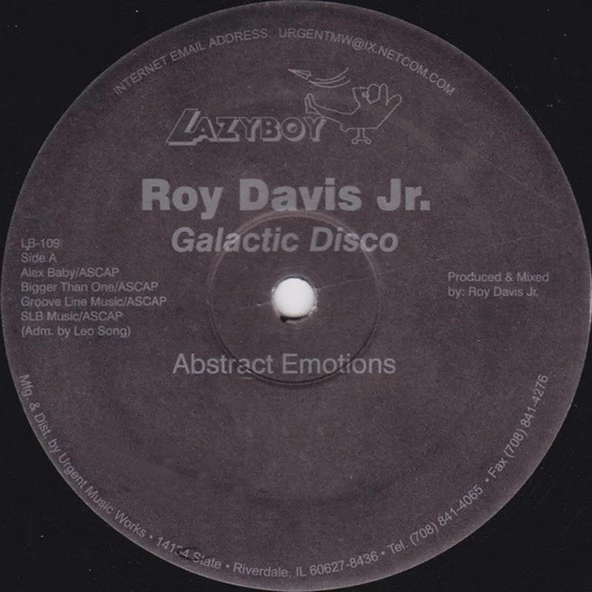 Roy Davis Jr. – Galactic Disco - House Vinly Plak alithestereo