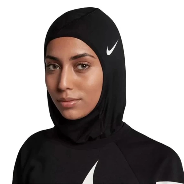 Nike Pro Hijab 2.0 Unisex Siyah Antrenman Baş Örtüsü N.000.3533.010.ML