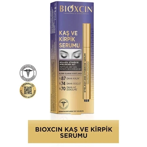 Bioxcin Kolajen ve Hyaluronik Asit İçerikli Kaş ve Kirpik Serumu 3 ml - 2