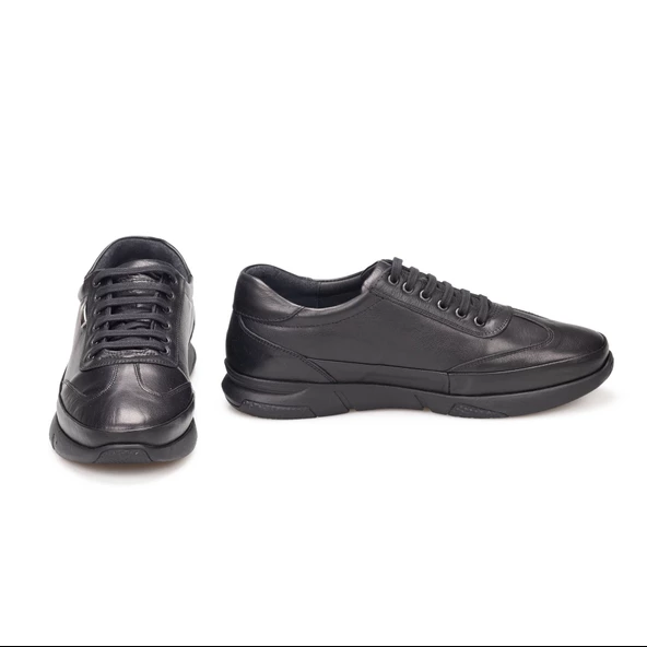 TwoEgoist Erkek Hakiki Deri Kauçuk Taban Anatomik Günlük Ayakkabı - Sneaker - 9