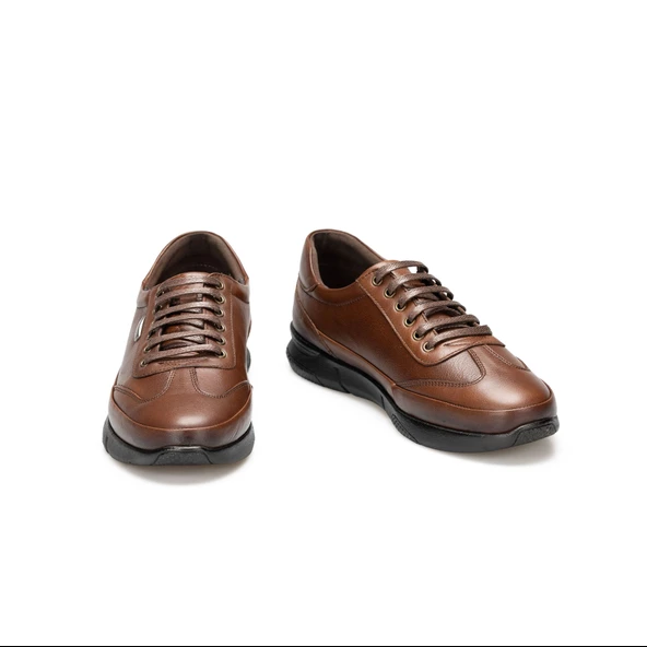 TwoEgoist Erkek Hakiki Deri Kauçuk Taban Anatomik Günlük Ayakkabı - Sneaker - 2