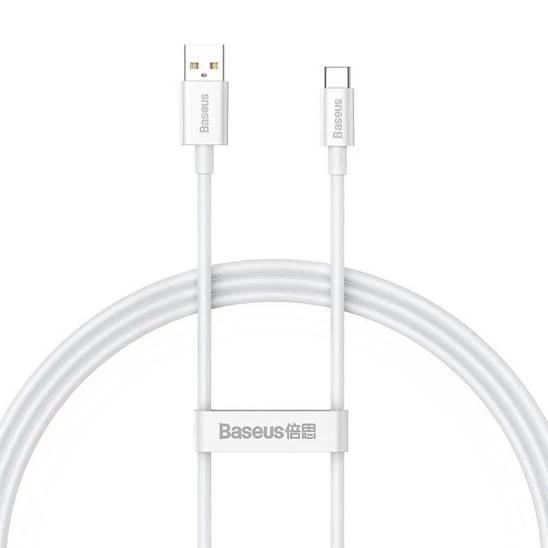 Baseus 1MT 6A 100W Mega Hızlı USB To Type C Şarj ve Data Kablosu, Akım Ve Isı Korumalı Type C Kablo - 6