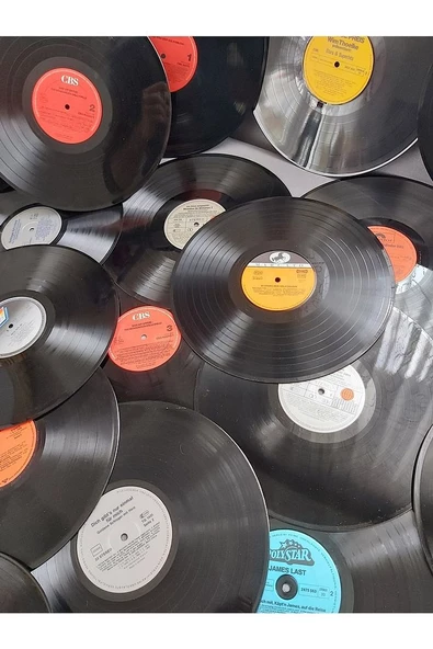 33 Lük Plak Dekorluk Long Play Büyük Plak - Vinyl 33plak - eski plak