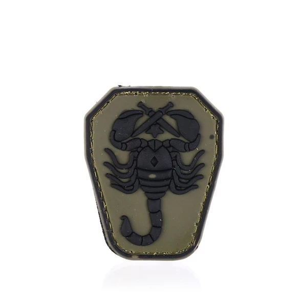 Single Sword Akrep Plastik Patch - Peç Küçük Boy 4Cm X 5,5Cm - 2