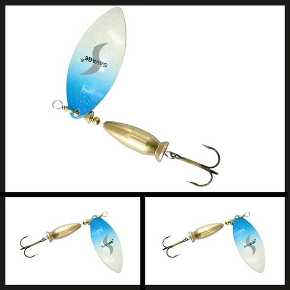 Uyguna-Yakala Alt Beyaz/üst Mavi No:2/16 Gr Long Döner Kaşık-KAŞ.093 ürün görseli