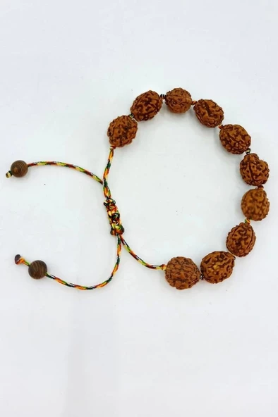 Rudrakşa Bileklik Orjinal Hindistan  Rudraksha 122 - 3