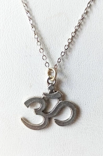 Om Ohm Sembolü Metal Kolye 676