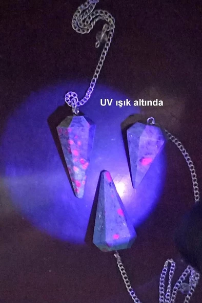 Ruby In Fuchsite, Yakutlu Fuksit Pandül Sarkaç 201-6 - 4