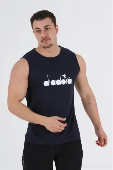Diadora Therm Erkek Koyu Lacivert Kolsuz T-shirt - 1ATL01-Koyu Lacivert - 2