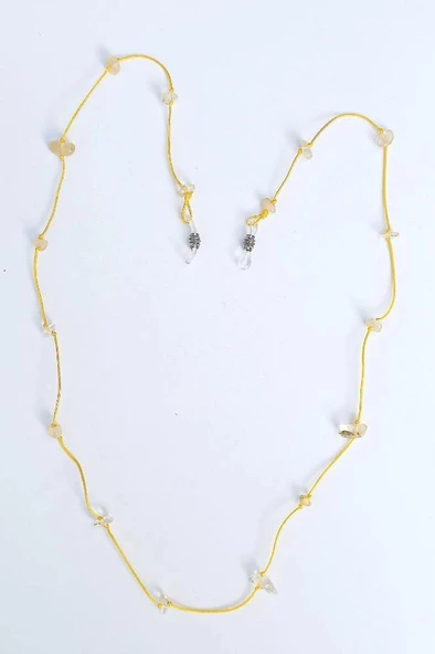 Doğal Sitrin Taşlı Gözlük İpi 129-7 - 3