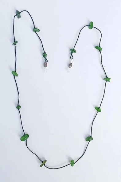 Doğal Yeşim Taşlı Gözlük İpi 129-6 - 3