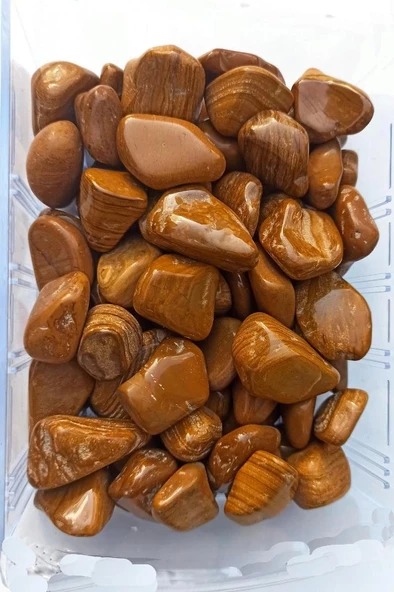 50 Gram Kahverengi Jasper Tamburlu Parçalar 538 - 2