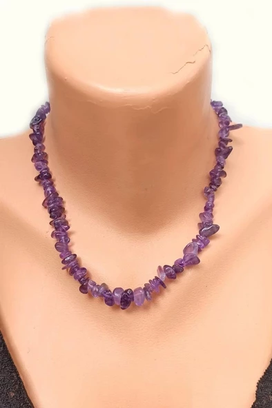 Ametist Kolye 1.Kalite Kırıktaş 422-1