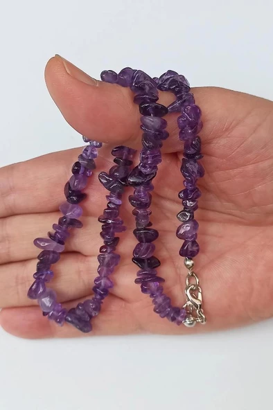 Ametist Kolye 1.Kalite Kırıktaş 422-1 - 2