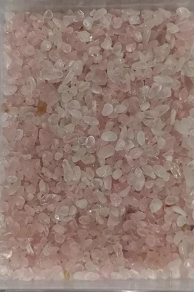 50 Gram Minik Pembe Kuvars Kırıktaş Deliksiz Parçalar 548 - 2