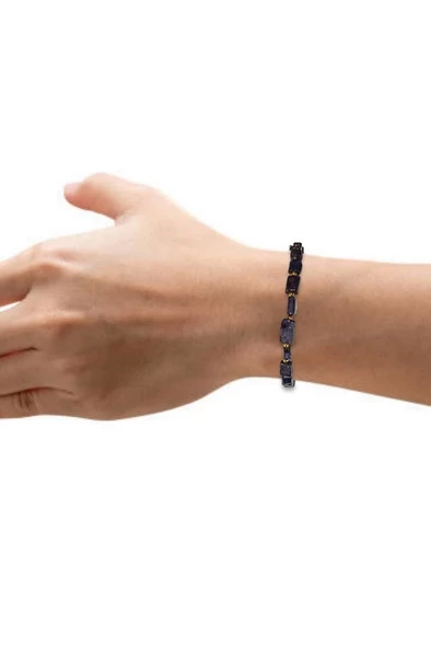 Doğal İyolit Bileklik 431-3 - 2