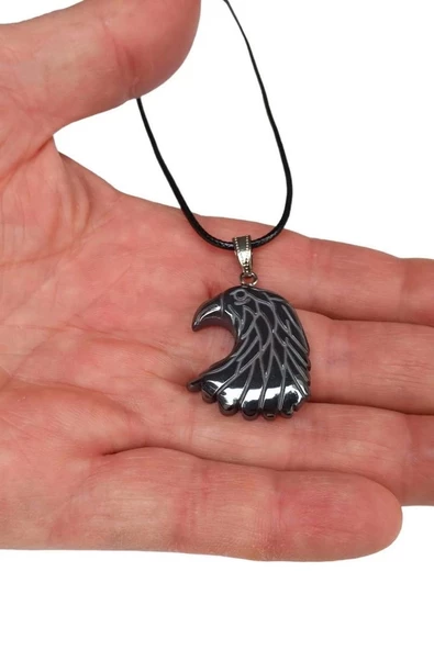 Kartal Figürü Hematit Kolye 127-3 - 2