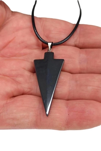 Ok Ucu Hematit Kolye 127-4 - 2