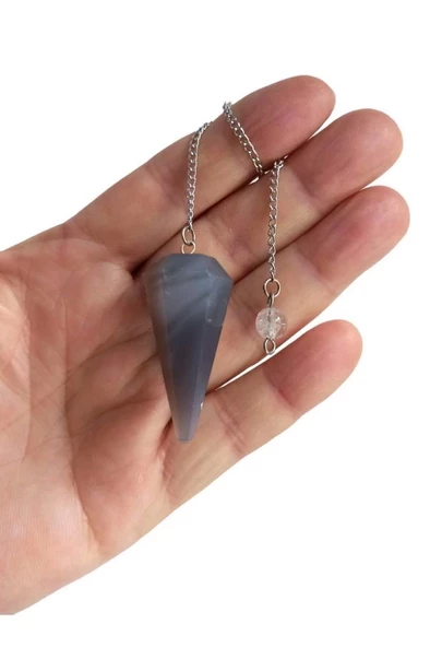 Mavi Akik Pandül Sarkaç 658-2 - 2