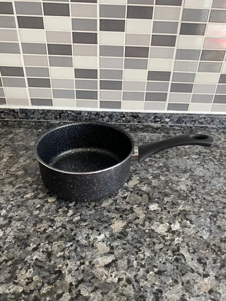 Siyah Granit Sosluk (Sütlük) Tava 16 Cm - 3