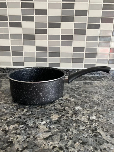 Siyah Granit Sosluk (Sütlük) Tava 16 Cm - 2