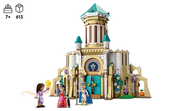 LEGO Disney Kral Magnifico’nun Kalesi 43224-7 Yaş ve Üzeri Çocuklar için Detaylı bir Kale İçeren Yaratıcı Oyuncak Yapım - Resim 2