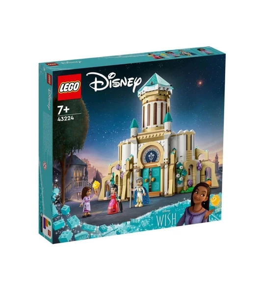 LEGO Disney Kral Magnifico’nun Kalesi 43224-7 Yaş ve Üzeri Çocuklar için Detaylı bir Kale İçeren Yaratıcı Oyuncak Yapım