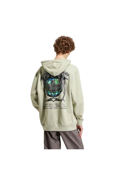 adidas Erkek FLAMES CONC H Sweatshirt IS2948 - 3