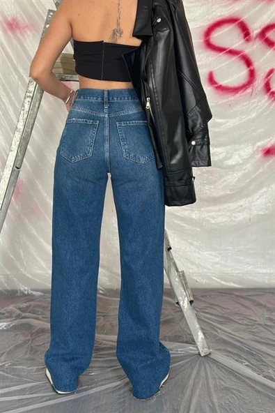 Yırtık Jeans Pantolon - Resim 4