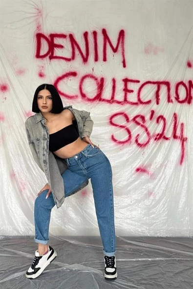 Boru Paça Jeans Pantolon - 2