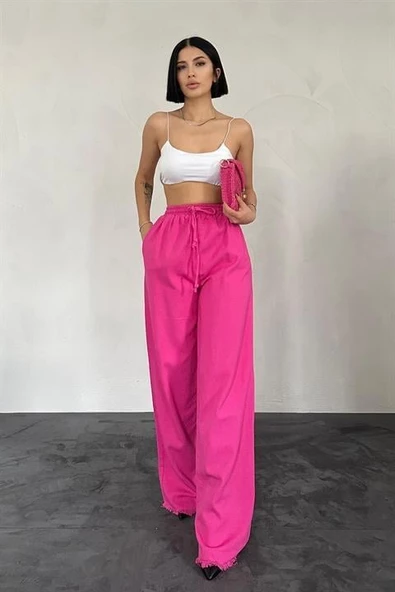 Lastikli Gabardin Pantolon - 2