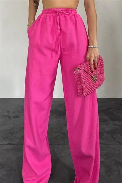 Lastikli Gabardin Pantolon