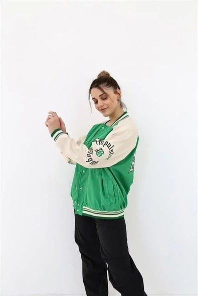 Nakışlı Kolej Ceket - 2