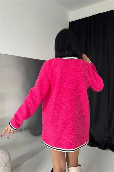 Şeritli Bukle Hırka - 3