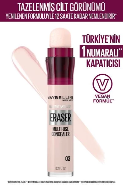 Maybelline New York Instant Anti Age Eraser Kapatıcı - 03 Fair