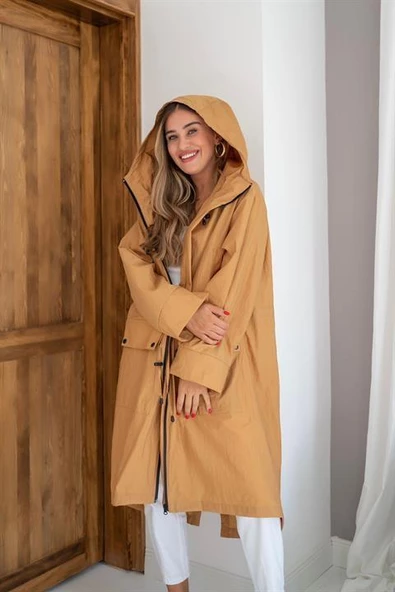 Askı Detaylı Trençkot - Resim 2