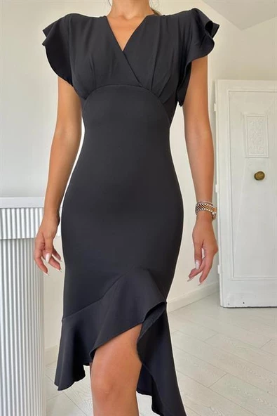 Volanlı Elbise - Resim 4