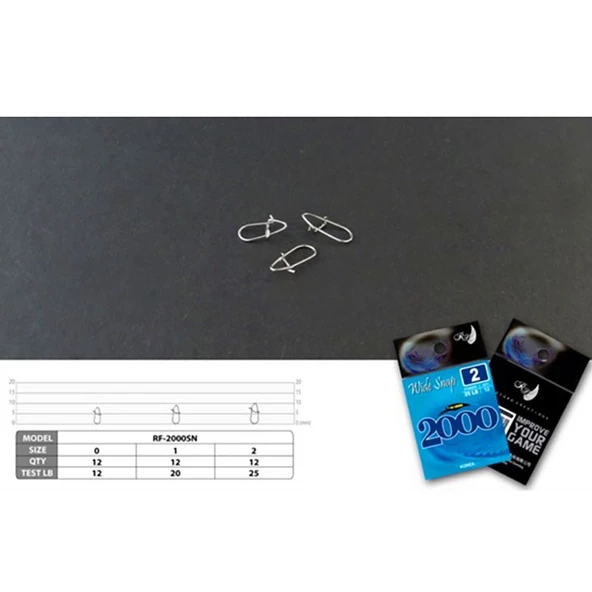 Rod Ford Wide Snap Size:0 12 Pcs