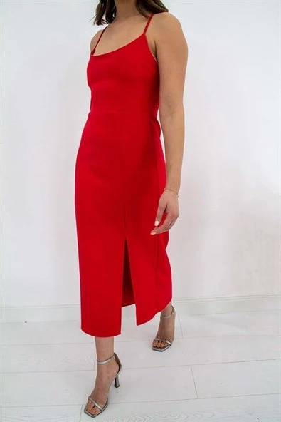 Sırt Dekolteli Elbise - Resim 4