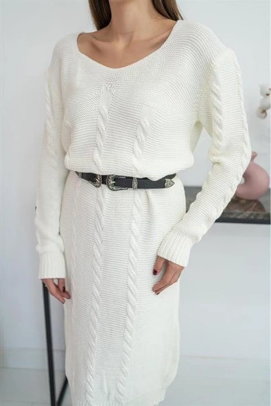 Triko Kazak Elbise - 3