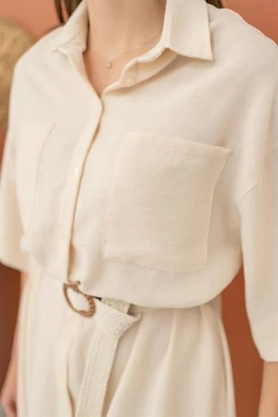 Kemerli Elbise - Resim 3