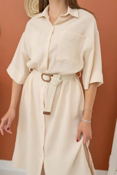 Kemerli Elbise - Resim 2