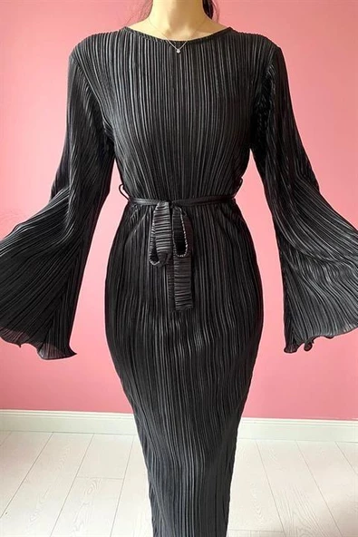 İspanyol Kol Piliseli Elbise - Resim 2