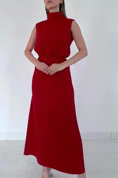 Sıfır Kol Elbise - 4