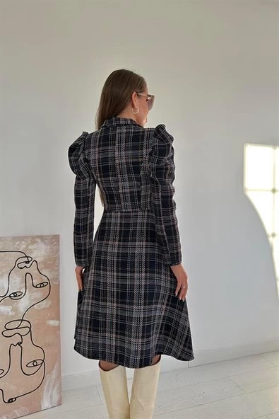 Ceket Kol Elbise - Resim 6