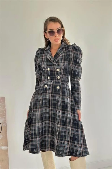 Ceket Kol Elbise - Resim 2