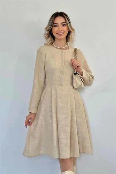 Kısa Klasik Elbise - Resim 2